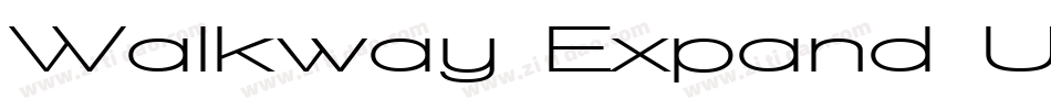 Walkway Expand UltraBold字体转换